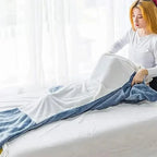 Shark Hooded Blanket with Plush Flannel and Roomy One-Size Fit, Full-Length Coverage Zanny Home