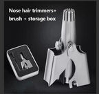 Nose Hair Trimmer with Stainless Steel Body and Rounded Safety Blades, Manual Twist Zanny Home