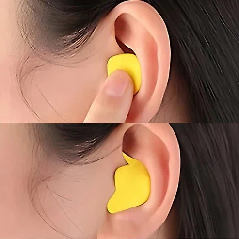 Sleeping Ear Plugs with Moldable Silicone and Reusable Case, Water Resistant Zanny Home