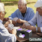 Automatic Card Shuffler with Dual-Deck Capacity and Battery Operation Zanny Home