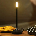 Rechargeable Table Lamp with Touch Dimming and Warm White LED, Portable 12-Hour Battery Zanny Home