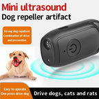 Ultrasonic Dog Deterrent with One-Button Control and Compact Design, Battery Powered Zanny Home