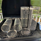 Grill Basket with 360 Degree Rotation and Locking Movable Door, Stainless Steel Zanny Home