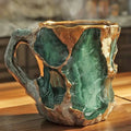 Crystal-Like Coffee Mug with Mineral Finish and Ergonomic Handle, 10.14 fl oz Zanny Home