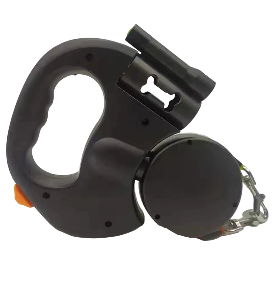 Dual Retractable Dog Leash with LED Light and 360° Swivel, 9.8ft Per Lead Zanny Home