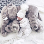Baby Elephant Pillow with Ultra-Soft Plush and Generous Rounded Shape, Pastel Sizes Zanny Home