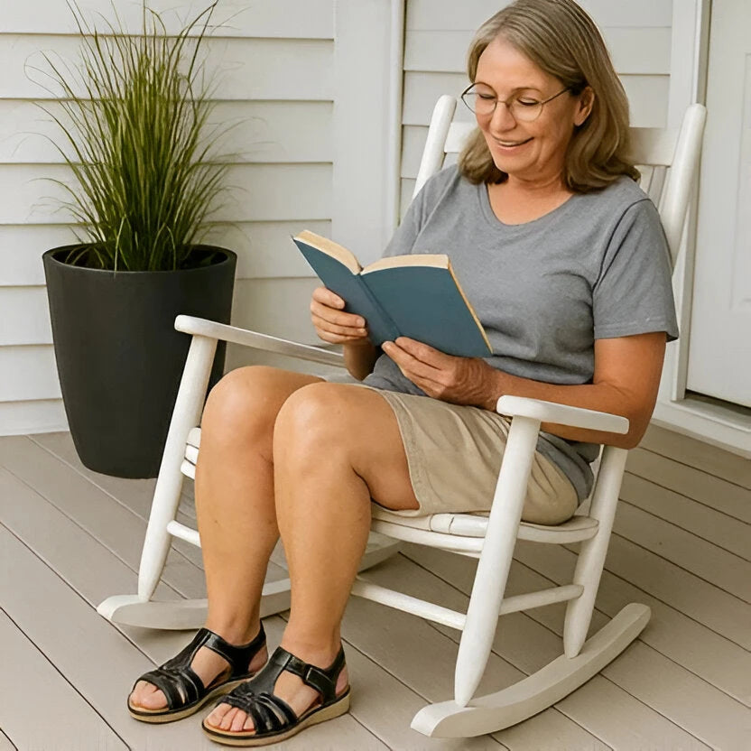 Women's Comfort Sandals with Contoured Footbed and Adjustable Straps, Shock-Absorbing Sole Zanny Home