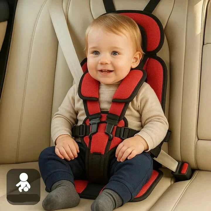 Travel Car Seat with Integrated 5-Point Harness and Foldable Design, for Kids 1-14 Years Zanny Home