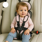 Travel Car Seat with Integrated 5-Point Harness and Foldable Design, for Kids 1-14 Years Zanny Home