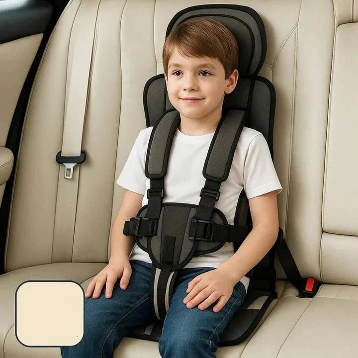 Travel Car Seat with Integrated 5-Point Harness and Foldable Design, for Kids 1-14 Years Zanny Home