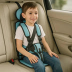 Travel Car Seat with Integrated 5-Point Harness and Foldable Design, for Kids 1-14 Years Zanny Home