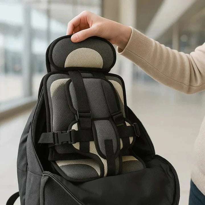 Travel Car Seat with Integrated 5-Point Harness and Foldable Design, for Kids 1-14 Years Zanny Home