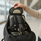 Travel Car Seat with Integrated 5-Point Harness and Foldable Design, for Kids 1-14 Years Zanny Home