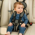 Travel Car Seat with Integrated 5-Point Harness and Foldable Design, for Kids 1-14 Years Zanny Home
