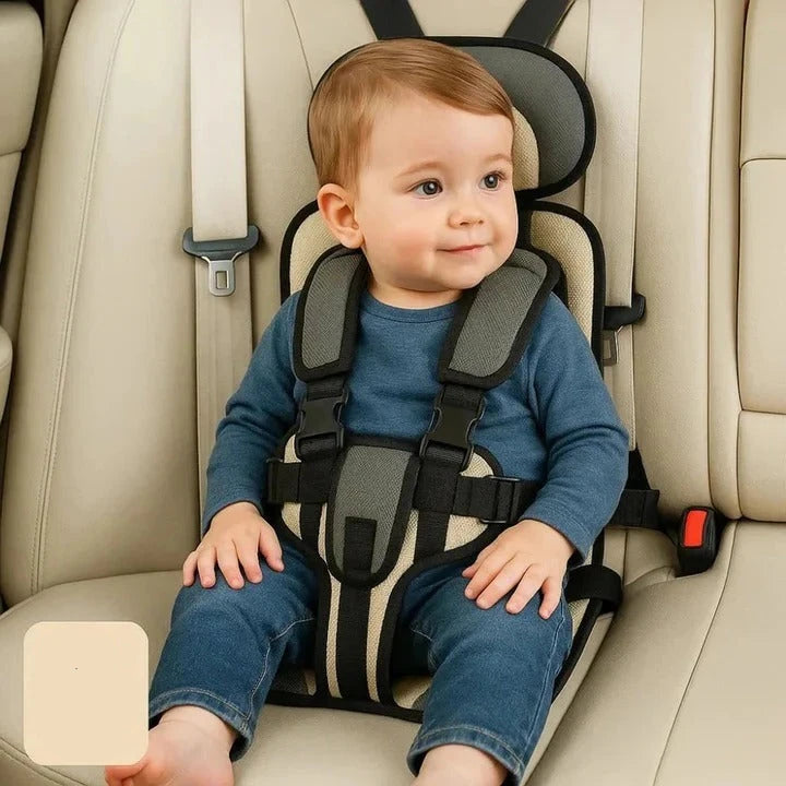Travel Car Seat with Integrated 5-Point Harness and Foldable Design, for Kids 1-14 Years Zanny Home