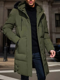 Men's Winter Jacket with Water-Repellent Shell and High-Loft Insulation, Adjustable Hood Zanny Home