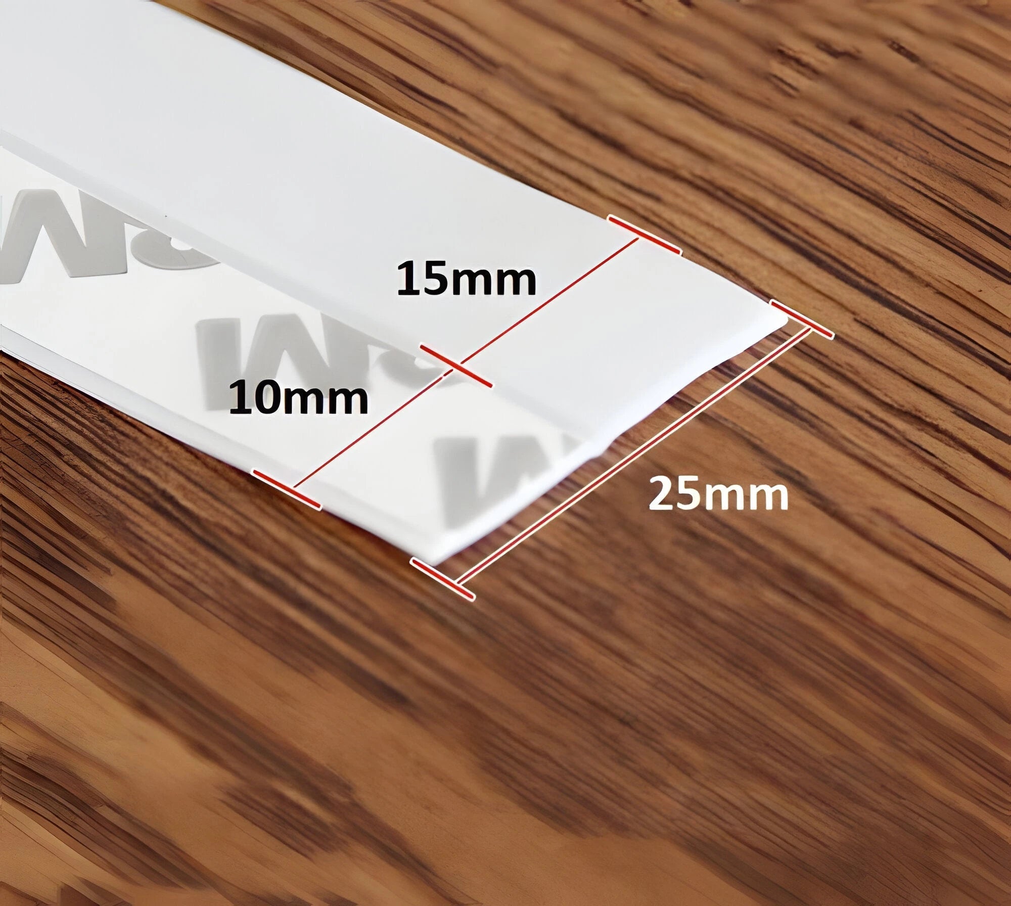 Door Draft Stopper Strip with Peel-Stick Adhesive and Flexible Transparent Polymer, 5m Zanny Home