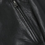 Men's Faux Leather Jacket with Front Zipper and Soft Lining, Classic Cut Zanny Home