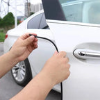 Door Edge Protector Strip with U-Shaped Fit and Weather-Resistant Polymer, 16.4 Ft Zanny Home