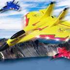 Remote Control Airplane with Impact-Resistant Frame and Ergonomic Controller, 40cm Zanny Home