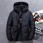 Insulated Jacket with Thermal Lining and Adjustable Hood, Water Resistant Shell Zanny Home