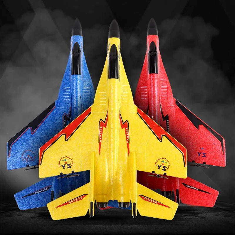 Remote Control Airplane with Impact-Resistant Frame and Ergonomic Controller, 40cm Zanny Home