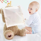 Peekaboo Plush Toy with Gentle Motion and Soothing Melodies, Machine Washable Cover Zanny Home
