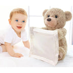 Peekaboo Plush Toy with Gentle Motion and Soothing Melodies, Machine Washable Cover Zanny Home
