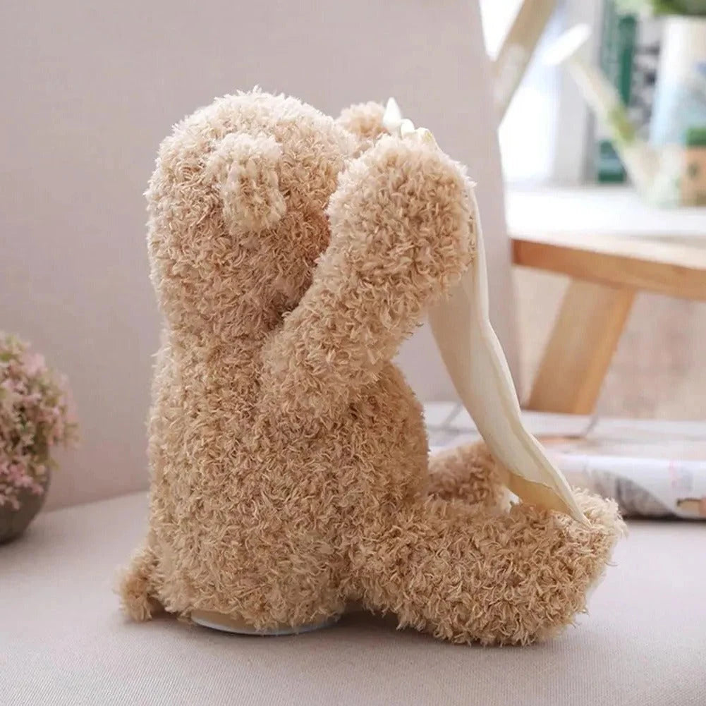 Peekaboo Plush Toy with Gentle Motion and Soothing Melodies, Machine Washable Cover Zanny Home