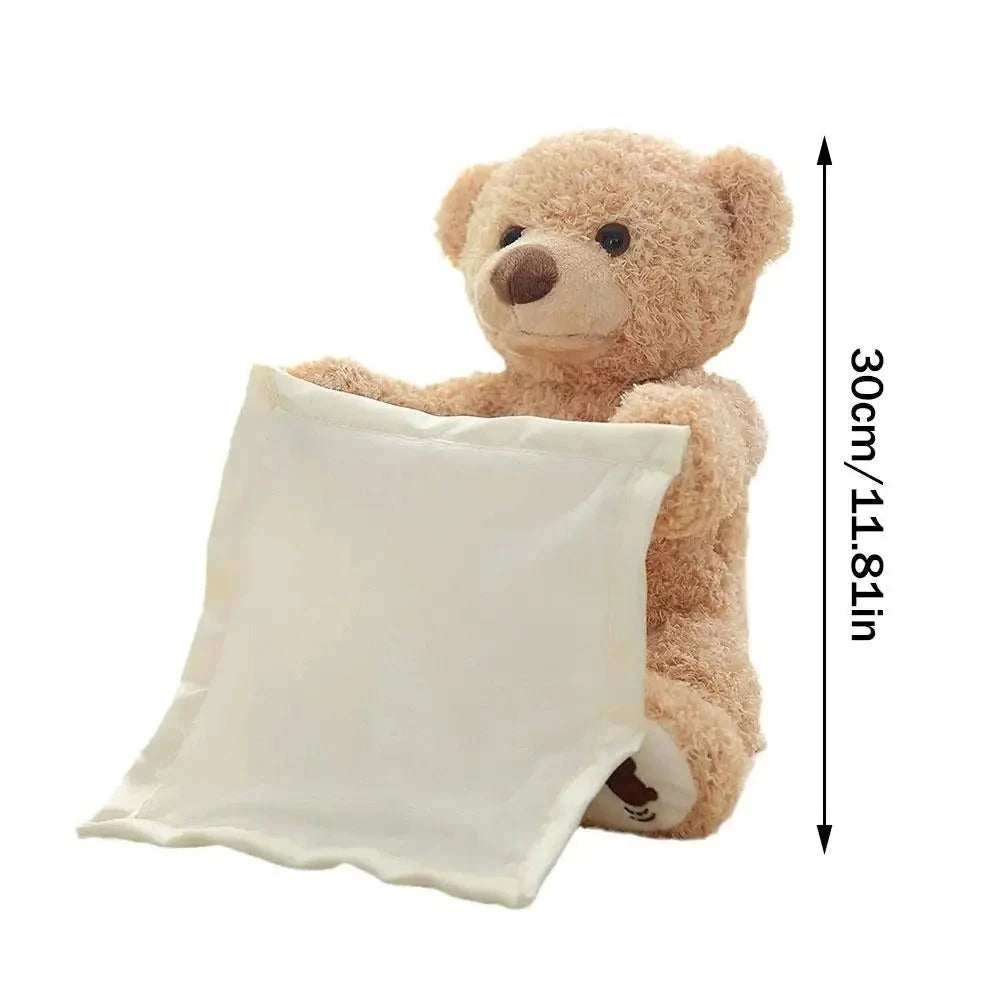 Peekaboo Plush Toy with Gentle Motion and Soothing Melodies, Machine Washable Cover Zanny Home