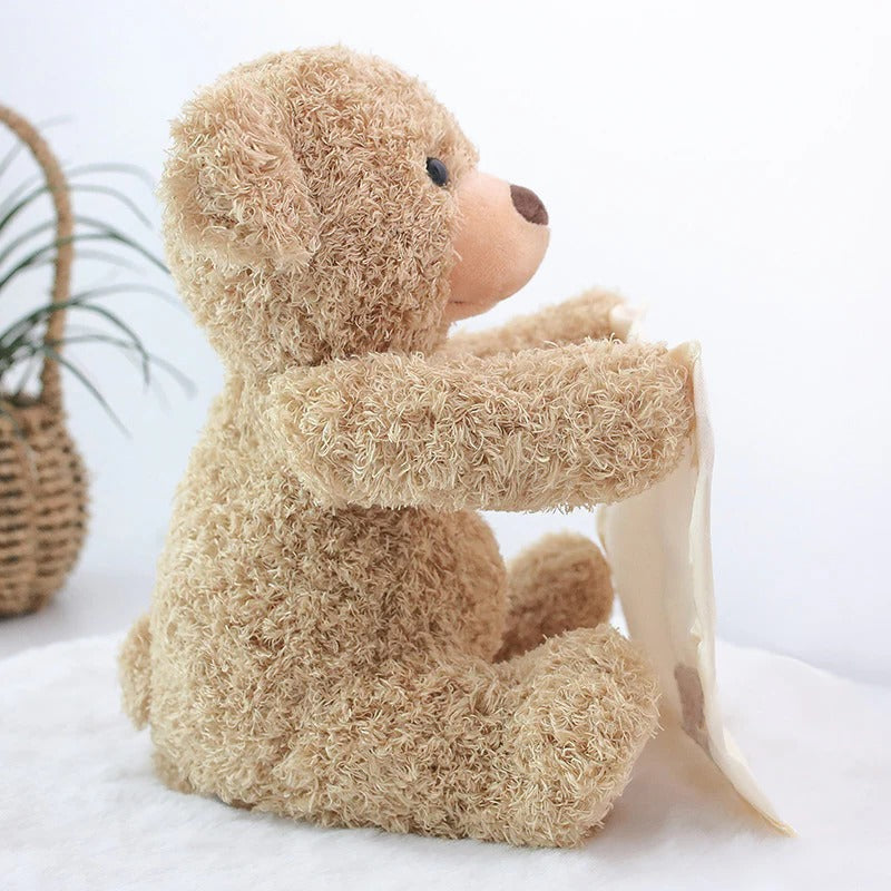 Peekaboo Plush Toy with Gentle Motion and Soothing Melodies, Machine Washable Cover Zanny Home