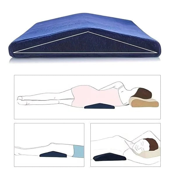 Lumbar Support Cushion with High-Density Memory Foam and Removable Mesh Cover, Sizes S, M Zanny Home