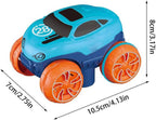 Glow In The Dark Race Track with LED Lights and Anti-Tip Car, Modular Snap-Together Set Zanny Home