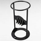 Cast Iron Splitting Wedge with Wide Base and Rounded Top Handle, Weather Resistant Finish Zanny Home