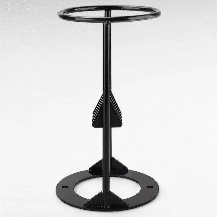 Cast Iron Splitting Wedge with Wide Base and Rounded Top Handle, Weather Resistant Finish Zanny Home