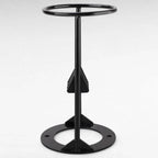 Cast Iron Splitting Wedge with Wide Base and Rounded Top Handle, Weather Resistant Finish Zanny Home