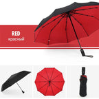 Travel Umbrella with Windproof Flexible Frame and One-Hand Push-Button, Compact Foldable Zanny Home