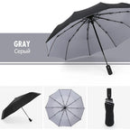 Travel Umbrella with Windproof Flexible Frame and One-Hand Push-Button, Compact Foldable Zanny Home