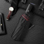 Travel Umbrella with Windproof Flexible Frame and One-Hand Push-Button, Compact Foldable Zanny Home