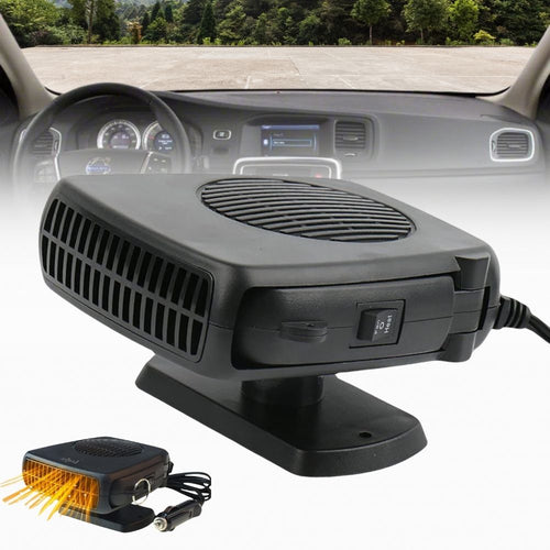 12V Car Heater with Ceramic Heating Element and Adjustable Fan, 150-300W Power Zanny Home