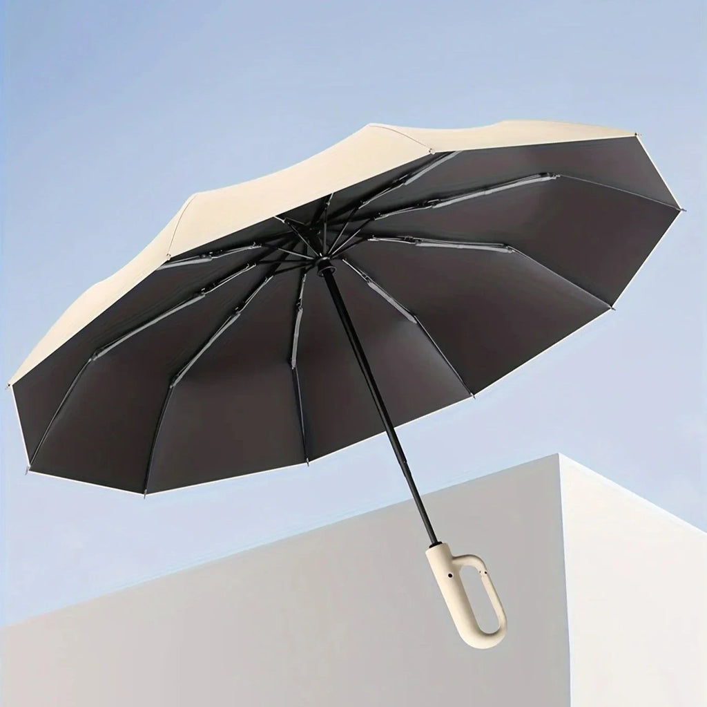 Compact Travel Umbrella with Reinforced Frame and Automatic One-Touch, Waterproof Canopy Zanny Home