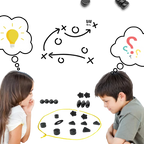 Magnetic Strategy Game with Adjustable Rope Area and 20 Magnets, Portable Set Zanny Home