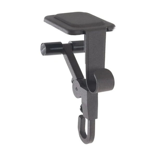 Mantel Stocking Hanger with Cantilever Clamp and Adjustable Rod, Rubber Pads Zanny Home