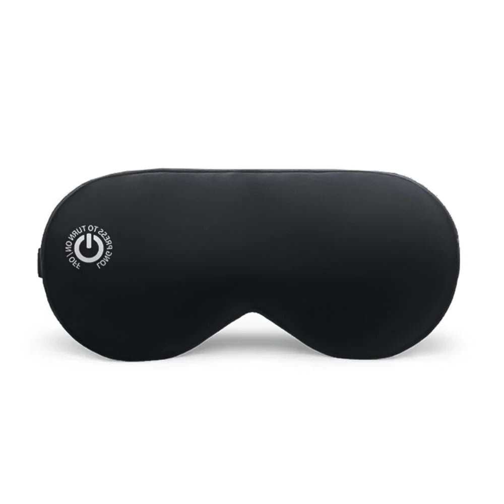 Heated Eye Mask with Rechargeable Battery and Removable Silk Cover, USB Charging Zanny Home