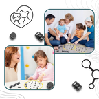 Magnetic Strategy Game with Adjustable Rope Area and 20 Magnets, Portable Set Zanny Home