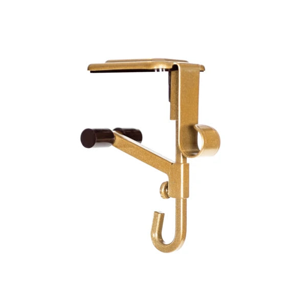 Mantel Stocking Hanger with Cantilever Clamp and Adjustable Rod, Rubber Pads Zanny Home