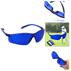 Golf Ball Finder Sunglasses with Blue Contrast Lenses and UV Protection, Case Included Zanny Home