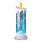 Color-Changing LED Candle with Spinning Glitter and USB Powered, Flameless Centerpiece Zanny Home