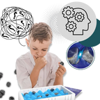 Magnetic Strategy Game with Adjustable Rope Area and 20 Magnets, Portable Set Zanny Home