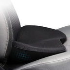 Car Seat Cushion with 3.5-Inch Memory Foam Boost and Contoured Support, Removable Cover Zanny Home